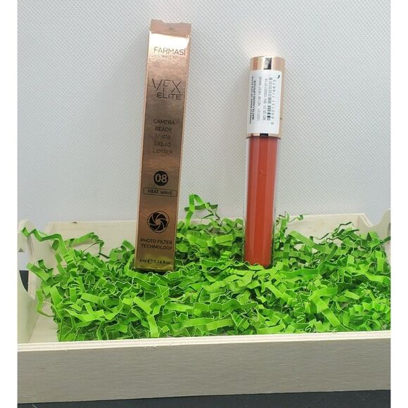 Farmasi VFX elite camera ready matte liquid lipstick #08 in the shade heat wave - Picture 2 of 3